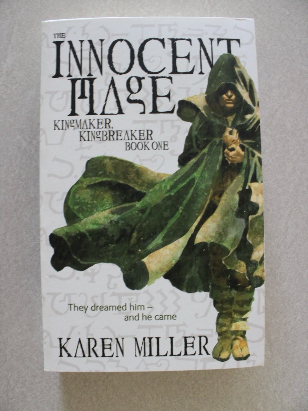 Karen Millen Book with Green and Cream Cover Art